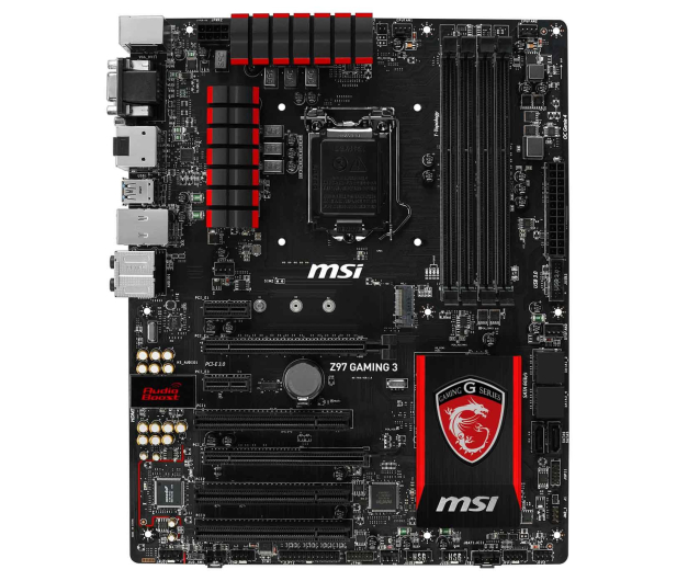 MSI Z97 GAMING 3 (Z97 2xPCI-E DDR3) - 186013 - zdjęcie 3